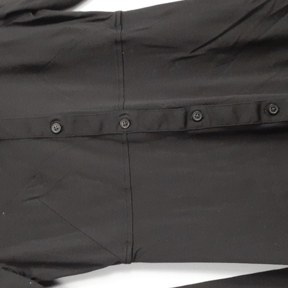 Everlane The Luxe Cotton Black Shirt Businesscore Aesthetic Dress - Picture 3 of 9